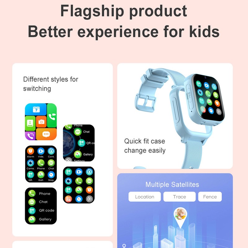 Children Smart Watch High Definition Large Screen Voice Message Video