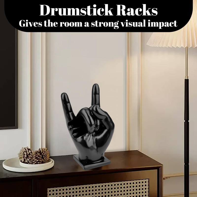 Creative Rock Hand, Drumstick Holder, Drumstick Holder Hand, Resin Rock