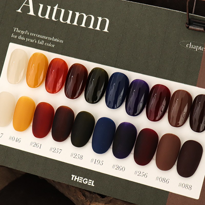 Thezel The Gel Autumn Signature 2 10-piece set fall color
