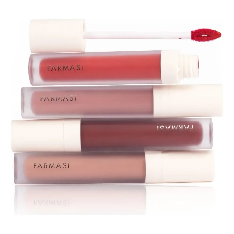Labial Liquido Matte Lipstick/ Farmasi Color 06 Red Love