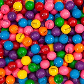 Gumballs for Gumball Machine 2 Packs - Gumball King 25mm 1” Bubble Gum Balls, Bulk 5 Pound