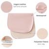 Konssy 2 Pack Faux Leather Baby Changing Mat 30"x17", Foldable