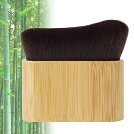 Self Tanner Brush,Large Self Tanning for Self Tan,Kabuki for Body,Body Makeup Brush for Flawless Leg Makeup,Bronzer Shimmer Glow Blend Brush,Sunless Tanner Makeup Body Brushes Bamboo Vegan