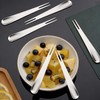 6 PCS Dual Use Stainless Steel Forks and Spoons