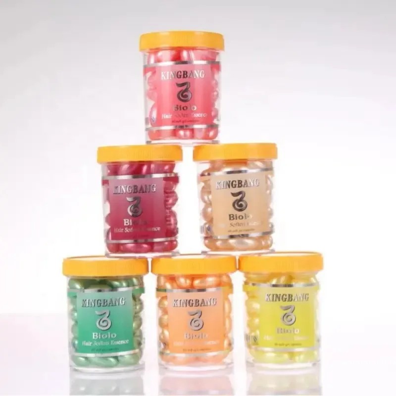 Cápsulas De Gel Argan Suero Para El Cabello Maltratado Frizz