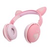 Cute Cat Ear Glowing Wireless Bluetooth Headphone HIFI Sports Folding