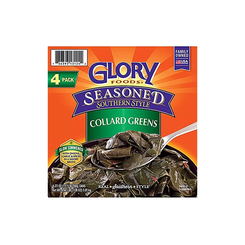 SEASONED COLLARD GREENS GLORY 4PK