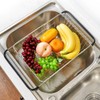 kaileyouxiangongsi Stainless Steel Sink Strainer Drain, Telescopic Drain Basket with