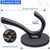 ULIBERMAGNET Strong Magnetic Double Hooks, 2-Pack Heavy Duty Heavy Duty