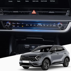 WEIPIN [2 Stück Nano Displayschutzfolie für Ki-a Sport-age NQ5 2022-2024 2025, Nano Klimaanlage für Sport-age NQ5 mit aus Anti-Fingerabdruck