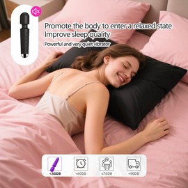 SZMKE Personal Massager, Handheld, The Ultimate Black acupoint Wand Massager ，Suitable for Relieving Neck, Back, Shoulders, Legs,and Foot Massage。be Easy to Carry About