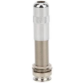 Acoustic Electric Guitar 1/4 Inch Mono Output End Pin Endpin Jack Socket Plug with Rear Cover Copper Material