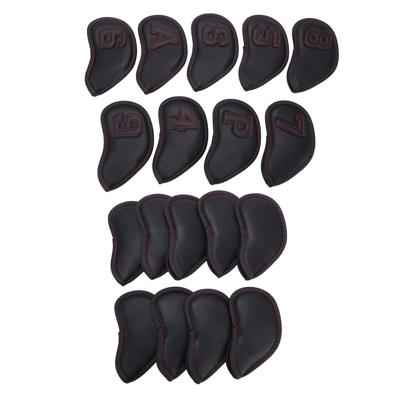 9Pcs/Set Golf Iron Head Covers Waterproof Sunscreen Golf Iron Covers