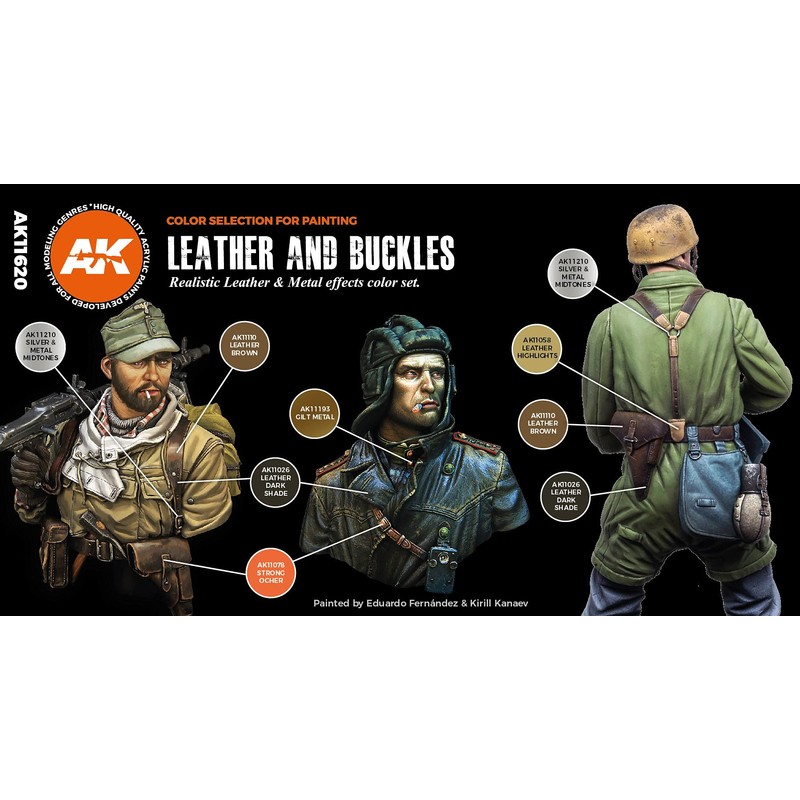 AK Interactive 3rd Gen Leather And Buckles # 11620