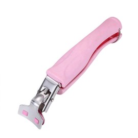 Upgraded Hot Plate Grabber with Silicone Handles Heat-Resistant Silicone Bowl Tongs for Hot Dishes - Non-Slip Stainless Steel Plate Lifter for Microwave/Oven (8-11 Inch, 8LBS) (Pink)