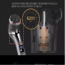 발각질제거기 LED창x2단 속도조절 전동각질제거기 Callus Remover LED Light x2 Speed Adjustable Electronic Foot File