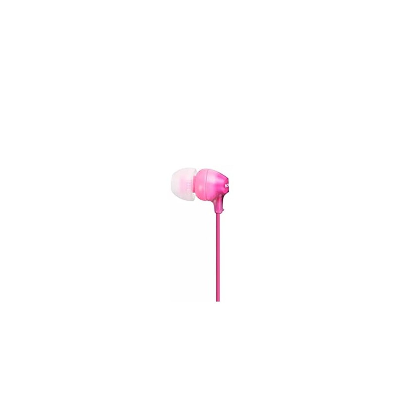 Sony MDREX15LP Audífonos intrauditivos de Silicón, color Rosa