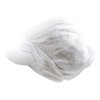 100% Cotton Rasta Dreadlock Wave Beanie Visor (White)