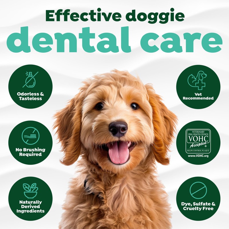 TropiClean Fresh Breath Water Additive for Dogs, Dog Breath Freshener