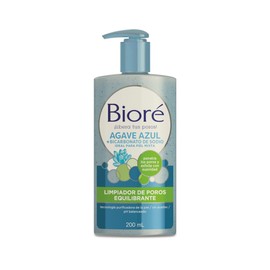 Bioré Limpiador de Poros con Bicarbonato de Sodio, 200 ml                                                                                             