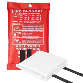 Unbranded 4 PC * 39''x39'' Retardant Blankets Large Fire Blanket Fiberglass Emergency