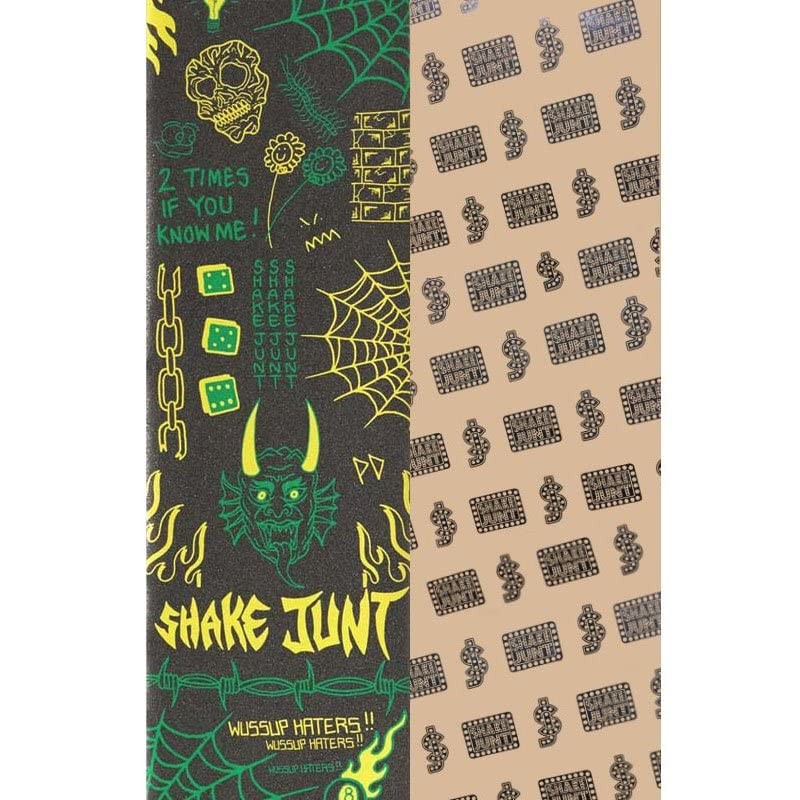 SHAKE JUNT SKEBOARD DELFINO GRIP 9 x 33 INCH BLACK