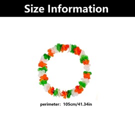 2 PCS St Paddys Day Accessories, St Patrick Day Accessories, St Patricks Day Garlands, St Patrick's Day Necklace, For Kids,Women,Adults Paddy's Parades, Outdoor Decorations, Party