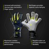 Storelli Silencer Threat Goalkeeper Gloves, High-Impact Hand Protection with 5