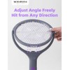 Electric Fly Swatter with Extendable Handle & Rotating Head, 3000V