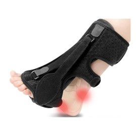KoovDem Plantar Fasciitis Night Splint: Adjustable Plantar Fasciitis Bracket with Arch Support, Upgraded Plantar Fasciitis Support for Relieving Plantar Fasciitis, Unisex Size (Black)