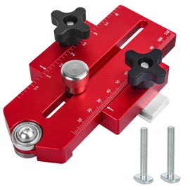 Yeguwithu Thin Rip Jig Table Saw Jig Guide, Precision Thin Rip Guide, Table Saw Thin Strip Jig for 3/8" X 3/4" T Slot, for Repeat Narrow Strip Cuts Works with Table Saw Router Table Band Saw