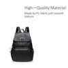NICOLE & DORIS Woman Faux Leather Backpack Casual Daypack Ladies