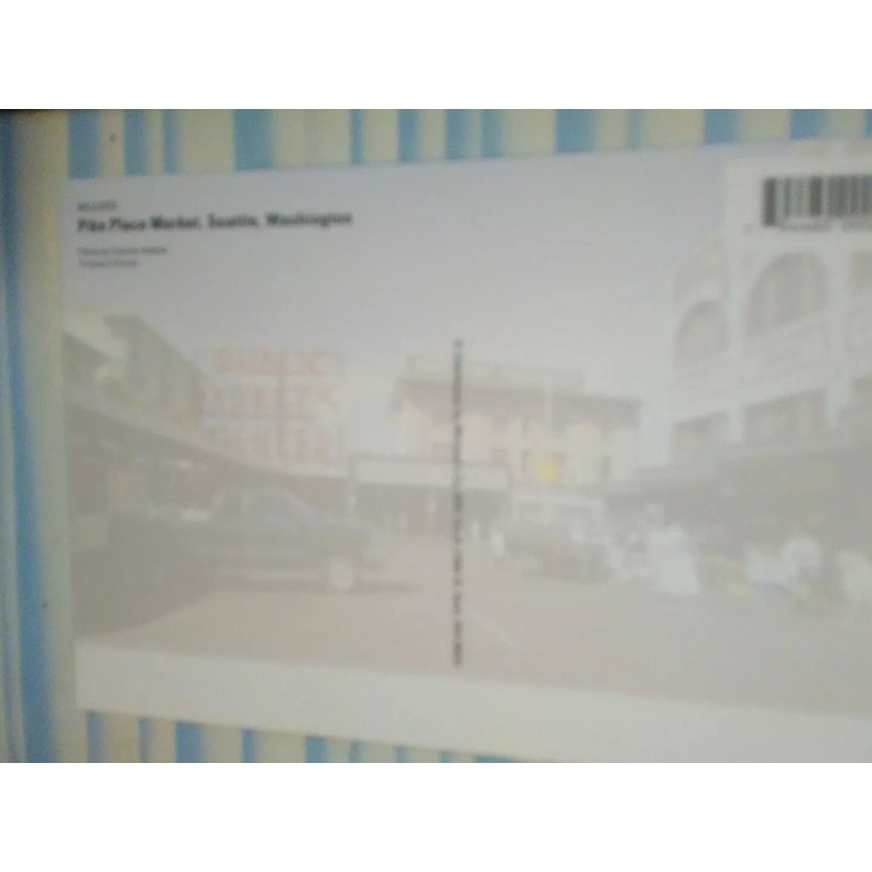 6.00 BEAUTIFUL POST CARD OVER THE PIKE'S PLACE MARKET SEATTLE