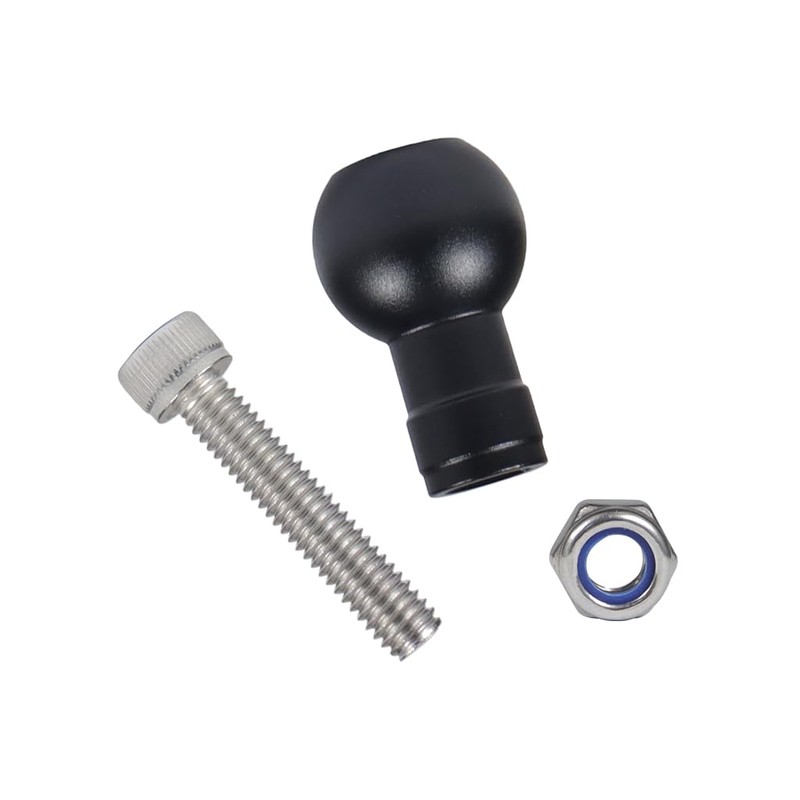 NovelGoal Aluminum 17mm Extended Ball Head M6 Screw Ball Head