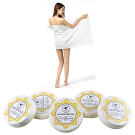 Compressed Towel Tablets Travel Towels Disposable Large Reusable 42x27 inch for Camping Sports Hiking Beach Swim (42x27 Inch)