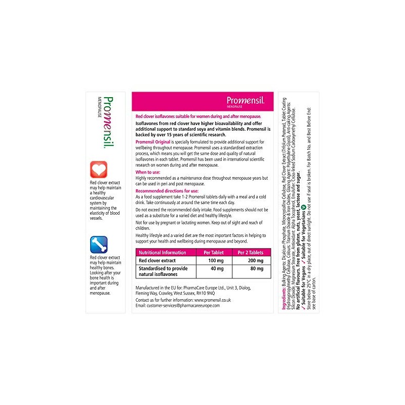 Promensil Red Clover 30 Tablets