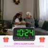 Azyh Digital Alarm Clock with Large LED Display for Bedroom,