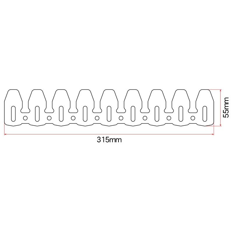 Dr Dry Universal Exhaust Pipe Guard 4-Stroke Titanium
