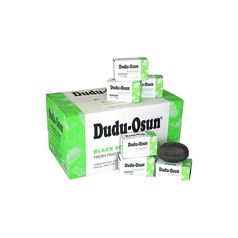 Jabón negro africano Dudu Osun (24 barras)
