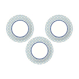 Heavy Duty Disposable Appetizer and Dessert Paper Plates, Small Plate 6 7/8" (44 ct) (Pack of 3)
