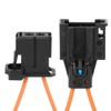 X AUTOHAUX 1 Set Automobile Fiber Optic Loop Cable Bypass