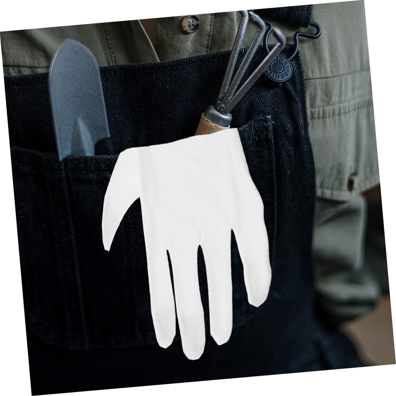 Healeved 8pairs Screen Gloves for Women Thin White Gardening Gloves