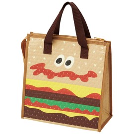Skater FBC1-A Non-Woven Insulated Lunch Bag, 10.4 x 10.6 inches (26.5 x 27 cm), Burger Conx, Burger