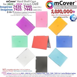 mCover NEW mCover® Case for 2023~2024 14" Dell Inspiron 7430 7435 7440 7445 2in1 Laptop