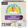 Newman's Own Organics French Roast Keurig Single-Serve K-Cup Pods, Dark