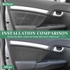 VKGUG 4PCS Door Panel Cover Compatible with Honda Civic 2011-2015