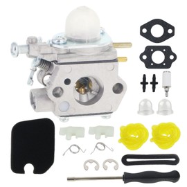 ANTO WS2200 Carburetor for Craftsman WS210 WC2200 WC210 CMXGTAMD25SC CMXGTAMD25CC 41AD25CC793 41AD25SC793 25cc 27cc String Trimmer Weed Eater With 753-08159 Kit