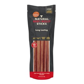 Canine Naturals Canine Naturals | Natural Beef & Bully Sticks | Long-Lasting, Odor Free, High Protein Chews Made with 100% Real Bully | 4 Count Large Sticks
