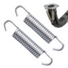 Springs, Two Piece Universal Exhaust Pipe Spring, Stainless Steel Exhaust