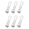 sourcing map 6 Pcs Tea Towel Clips with Cotton Loop